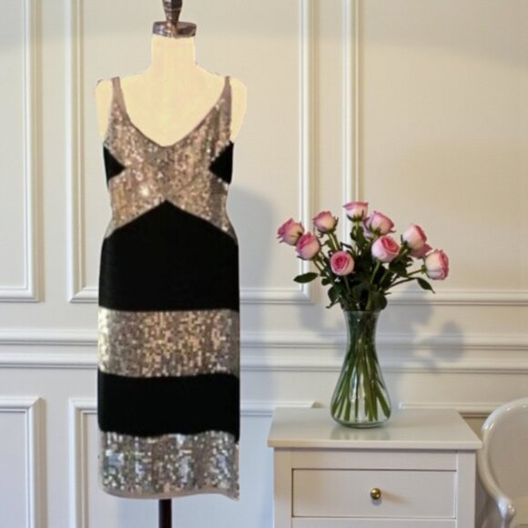 Say What? Dresses & Skirts - Say What Sleeveless Sequin Knit Dress